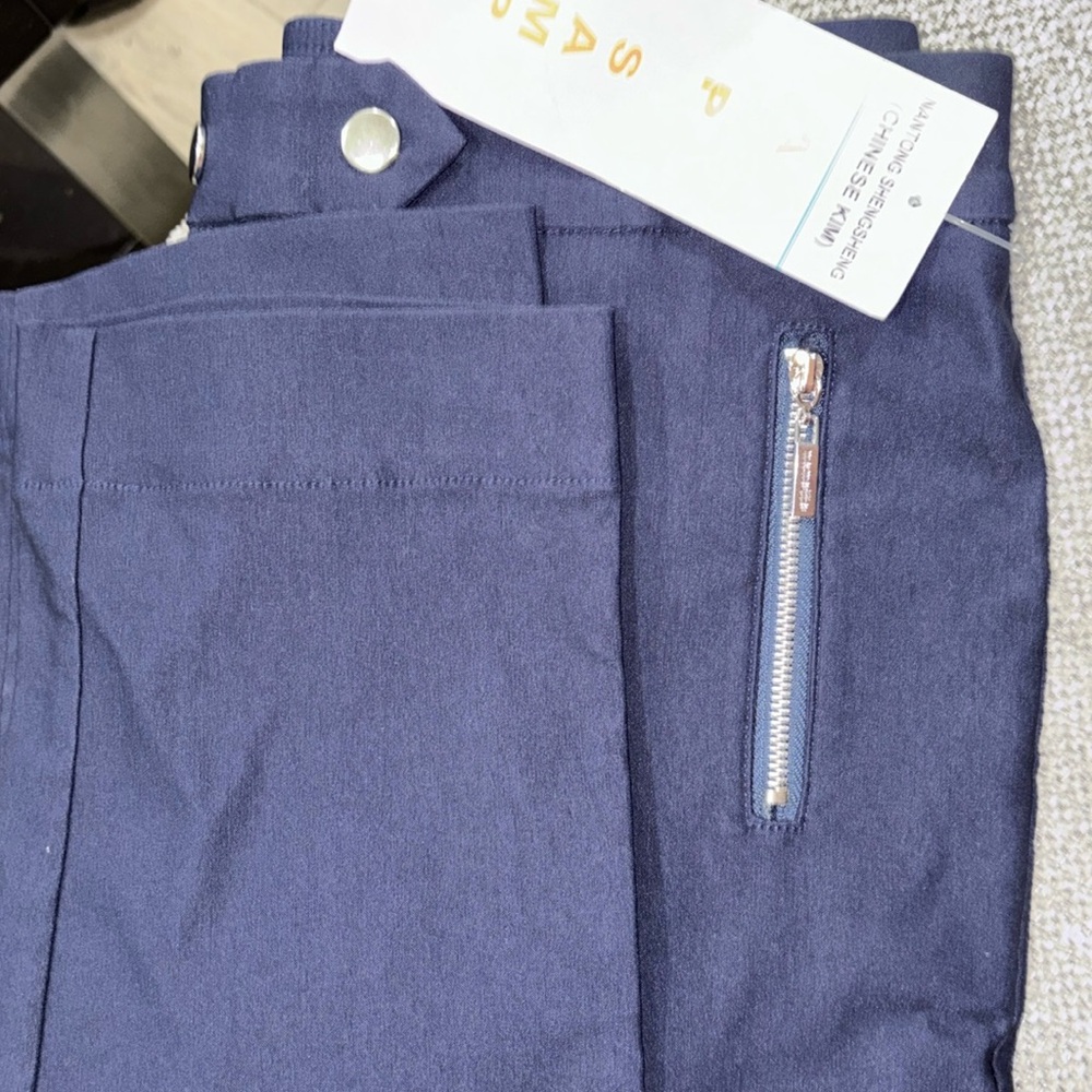 NAVY BLUE PANTS FORMAL WORK PANTS STRETCH